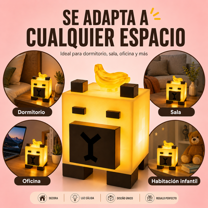 Lámpara Capybara Pixel — La Armas Tú Mismo